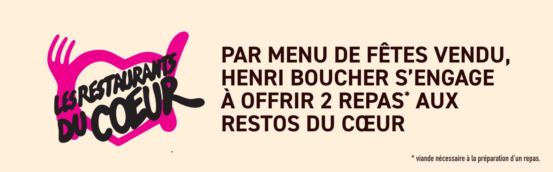 Nos menus de fêtes | Boucherie Henri Boucher